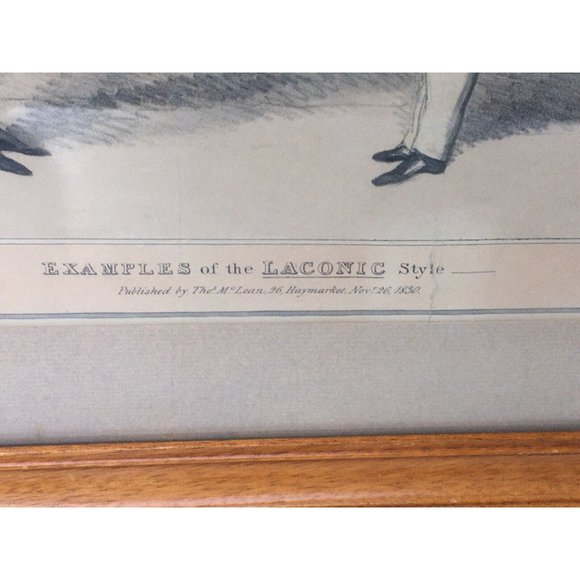 Tableaux Cadres Illustration Examples Laconic by CMotte Leicester Sq- HB 18"x14" - Picture 3 of 9